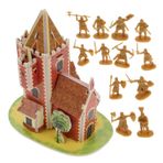 FAVOMOTO Set 100Pcs Şövalye Modeli Ortaçağ Şövalye Oyuncaklar Kale Modeli Ordu Erkekler Oyuncak Ortaçağ Kalesi Oyuncak Şövalye Aksiyon Figürleri Ordu Oyuncaklar Ortaçağ Minyatür Oyuncak