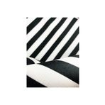 Favor Kumaş Siyah Beyaz Çizgili (2 x 2cm) Desenli Döşemelik Fvr-1780