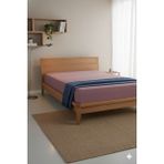 Favora %100 Pamuk Ranforce Premium Çift Kişilik Çarşaf - Gül Kurusu - 240 x 260