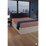 Favora %100 Pamuk Ranforce Premium Çift Kişilik Lastikli Çarşaf - Pudra - 160 x 200