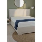 Favora %100 Pamuk Ranforce Premium King Size Lastikli Çarşaf - Beyaz - 180 x 200