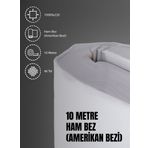 Favora 1000x220 cm Beyaz Pamuk 46 Tel Amerikan Bezi Ham Bez Punch Kumaş