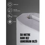 Favora 5000x220 cm Beyaz Pamuk 46 Tel Amerikan Bezi Ham Bez Punch Kumaş
