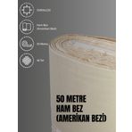 Favora 5000x220 cm Krem Pamuk 46 Tel Amerikan Bezi Ham Bez Punch Kumaş