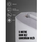 Favora 500x220 cm Beyaz Pamuk 46 Tel Amerikan Bezi Ham Bez Punch Kumaş