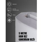 Favora 500x240 cm Beyaz Pamuk 46 Tel Amerikan Bezi Ham Bez Punch Kumaş