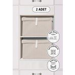 Favora 70x40x30 Kahverengi Kapaklı Mega Plus 2'li Hurç