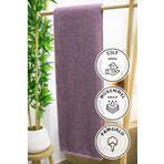 Favora Line Luxury 100x150 Mürdüm Pamuklu Banyo Havlusu