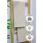 Favora Line Luxury 50x90 Bej Pamuklu 2'li El Yüz Havlusu