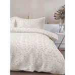 Favora Lumbeck Çift Kişilik %100 Pamuk Nevresim Takımı - Vizon - 200 x 220 cm