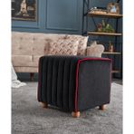 Favora Mona Puf - Siyah - 40 x 40