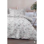 Favora Pampas Çift Kişilik %100 Pamuk Nevresim Takımı - Mürdüm - 200 x 220 cm