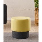 Favora Patara Puf - Sarı - 40 x 40