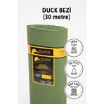 FAVORA Premier Metrelik Duck Keten Kumaş Su Itici Bez 30 Metre Dry3366 - Haki, F2389
