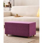 Favora Urla Puf - Mürdüm - 80 x 40
