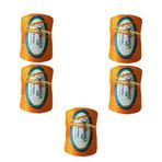 Favori İp 5000 Denye -0.8 Mm- Ambalaj Ve Paket İpi Naylon Burgulu Örgü Çamaşır İpi -Turuncu -5 Adet