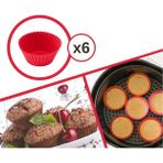 Favori Mutfak Silikon Kek Muffin Kalıbı 6’lıairfryer Yapışmaz - Tüm Hava Fritözleriyle Uyumlu