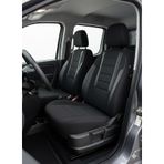 Favori Siyah Serisi Fiat Doblo İle Uyumlu Tam Set Oto Koltuk Kılıfı Arka Koltuk 2+1