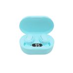 Favors E7s Dots Bluetooth Kulaklık Extra Bass Hd Ses Çift Mikrofon Universal Kablosuz Kulaklık Mavi