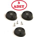 Faw Decor Zigon Sehpa Plastik Bağlantı Aparatı / Mobilya Ayağı Bağlantı Parçası - 3 Adet