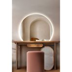 Fawdecor Premium Led Işıklı Şık ve Zarif Ayna Modern Tasarım Duvar Aynası Banyo Aynası