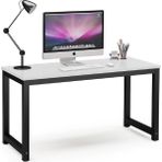 Faween 80215 120x 60 Çalışma Masası Bilgisayar Masası Ofis Ders Beyaz - Siyah - 120x60