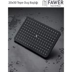 FAWER Faucet & Shower Siyah Robot Tepe Duş Başlığı
