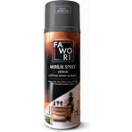 Fawori Akrilik Sprey Vernik 400 ml Ral 7016 Antrasit Gri – Ahşap, Sunta/mdf Uyumlu – Iç ve Dış Mekan