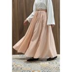 Faya Boutique Pembe Ceinture Kemerli Keten Etek