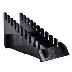 Fayans örnek teşhir standı 10 Kart Yuvalı Örnek Fayans Teşhir Rafı Yerde duran Ahşap Depolama Rafı, Yük Taşıyan Karo Teşhir Rafı Standı, Seramik Numune Perakende Mağaza Standı (59x31x35cm)