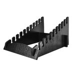 Fayans örnek teşhir standı 12 Kart Yuvalı Örnek Fayans Teşhir Rafı Yerde duran Ahşap Depolama Rafı, Yük Taşıyan Karo Teşhir Rafı Standı, Seramik Numune Perakende Mağaza Standı (70x35x47cm)