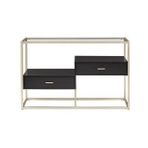Faye Gold Metal Ahşap&Cam Dresuar