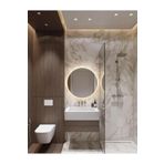 FAYMEND 70 Cm Günışığı Ledli Yuvarlak Banyo Aynası/ Makyaj Aynası