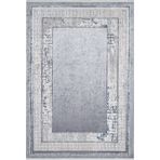 Faysalabad Gri Çerçeveli Makinada Yıkanabilir Kaymaz Taban Dijital Makine Baskı Salon Halı-I-Haln-HLN1813-300x400