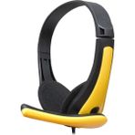 Fayshow Kablolu Kulaklıklar 3.5mm Ses Jakı (Yurt Dışından) - Sarı