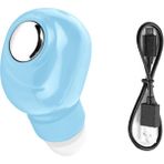 Fayshow Kablosuz Kulakiçi Diş5.0 Mini Stereo Ses Su Geçirmez Kulaklık Mavi (Yurt Dışından)