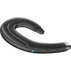 Fayshow Kemik Iletimi Bluetooth Kulak Kancası Spor Siyah Için Tek Kulaklık Mikrofon (Yurt Dışından)