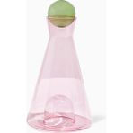 Fazeek Vice Versa Borosilikat El Yapımı Cam Sürahi 1.7l - Pembe - 1,7 lt