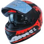 Fazer 211-DV Full Face Kask Fantastic Red - XL - Kırmızı
