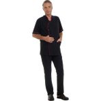 Fbc Tekstil 9 Düğmeli Doktor Önlüğü Eczacı Önlüğü Hemşire Önlüğü Estetisyen Önlüğü Lacivert Erkek Önlük - XXXL (110 - 125 cm) - Kırmızı