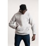 FBI Kapşonlu Kanguru Cepli Slimfit Peluş Sweatshirt GRİ M
