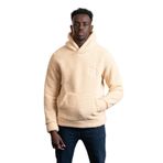 FBI Kapşonlu Kanguru Cepli Slimfit Peluş Sweatshirt KAHVERENGİ XL