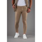 Fbı Skinny Slimfit Dar Paça Bilekten Pamuklu Kot Pantolon - 30 - Kahverengi