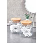 Fbz Home Dekoratif Top Kapaklı 300 ml Kulak Pamuk Kavanozu