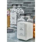 FBZhome 2li Toz Deterjan - Bulaşık Tableti Set 3000 ml Cam Kavanoz