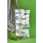 FBZhome 4lü Akrilik Kulak Pamuğu & Pamuk & Makyaj Pamuğu & Diş Ipi Organizeri 250 Ml Banyo Seti