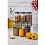 FBZhome 6lı Büyük Boy Cam Kavanoz Saklama Kabı Baharatlık Seti Süper Set 500 Ml (Etiket Hediyeli)