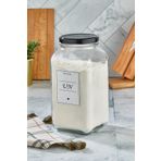 FBZhome Dekoratif Mutfak Düzenleyici Un Kavanozu ( 3000cc )