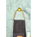 FBZhome Yapışkanlı Üçgen Gold Metal Havluluk Askısı Banyo Düzenleyici