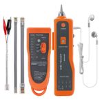 FC-6S Ethernet Kablo İzleyici, LAN Ağ Kabloları Test Cihazı, Çok İşlevli Hat Bulucu CAT5 CAT6 RJ45 RJ11 için Ağ Bakımı Kolaj Telefon Hattı Test Kulaklıkları Kablo Kolajı için